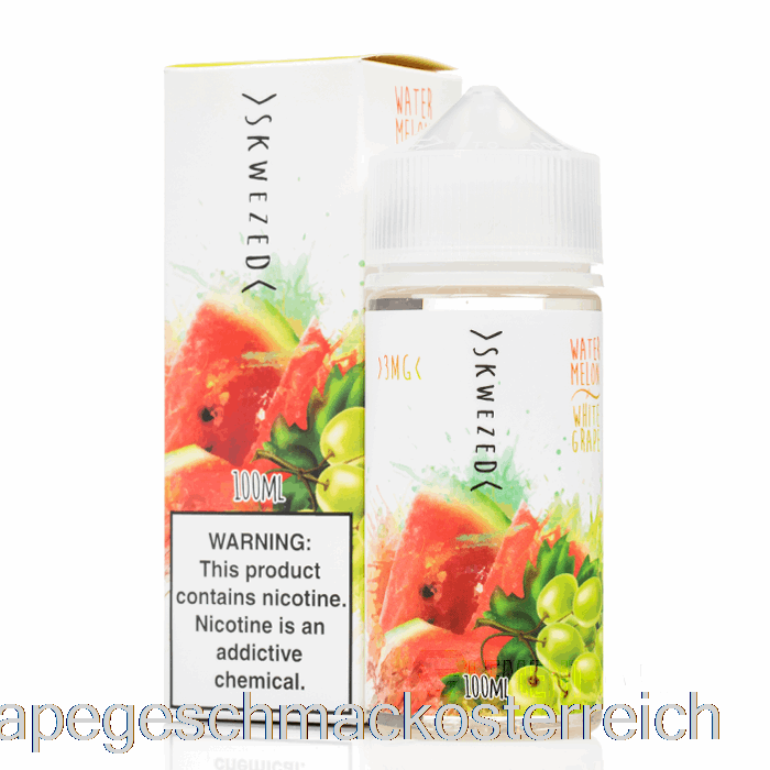 Wassermelone, Weiße Traube – Skwezed – 100 Ml, 6 Mg Vape-Geschmack